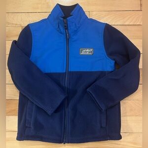 Eddie Bauer Blue and Navy Kids Fleece Jacket
